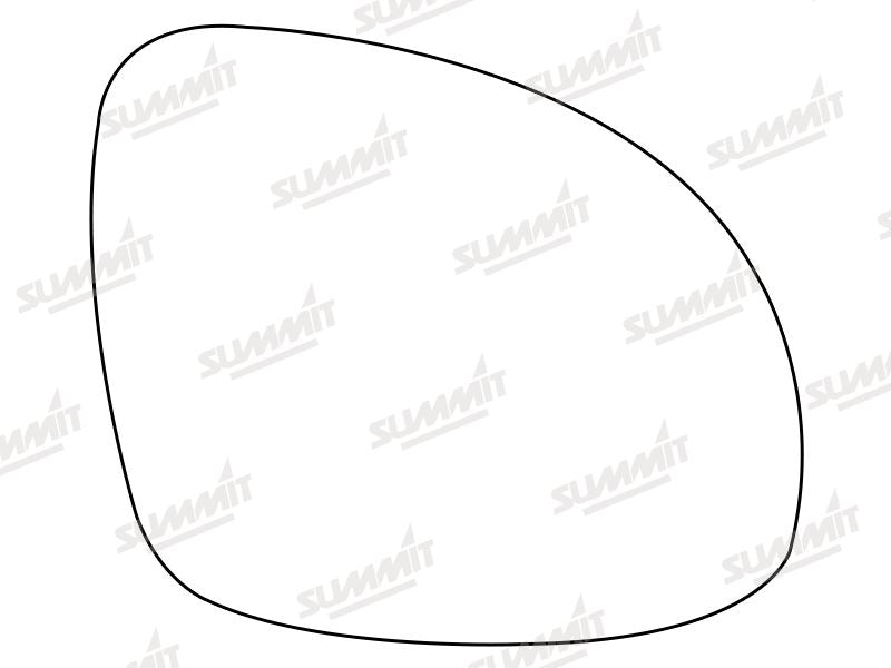 Summit Heated Base Plate With Standard Mirror Glass fits VW Tiguan/Sharan RHS