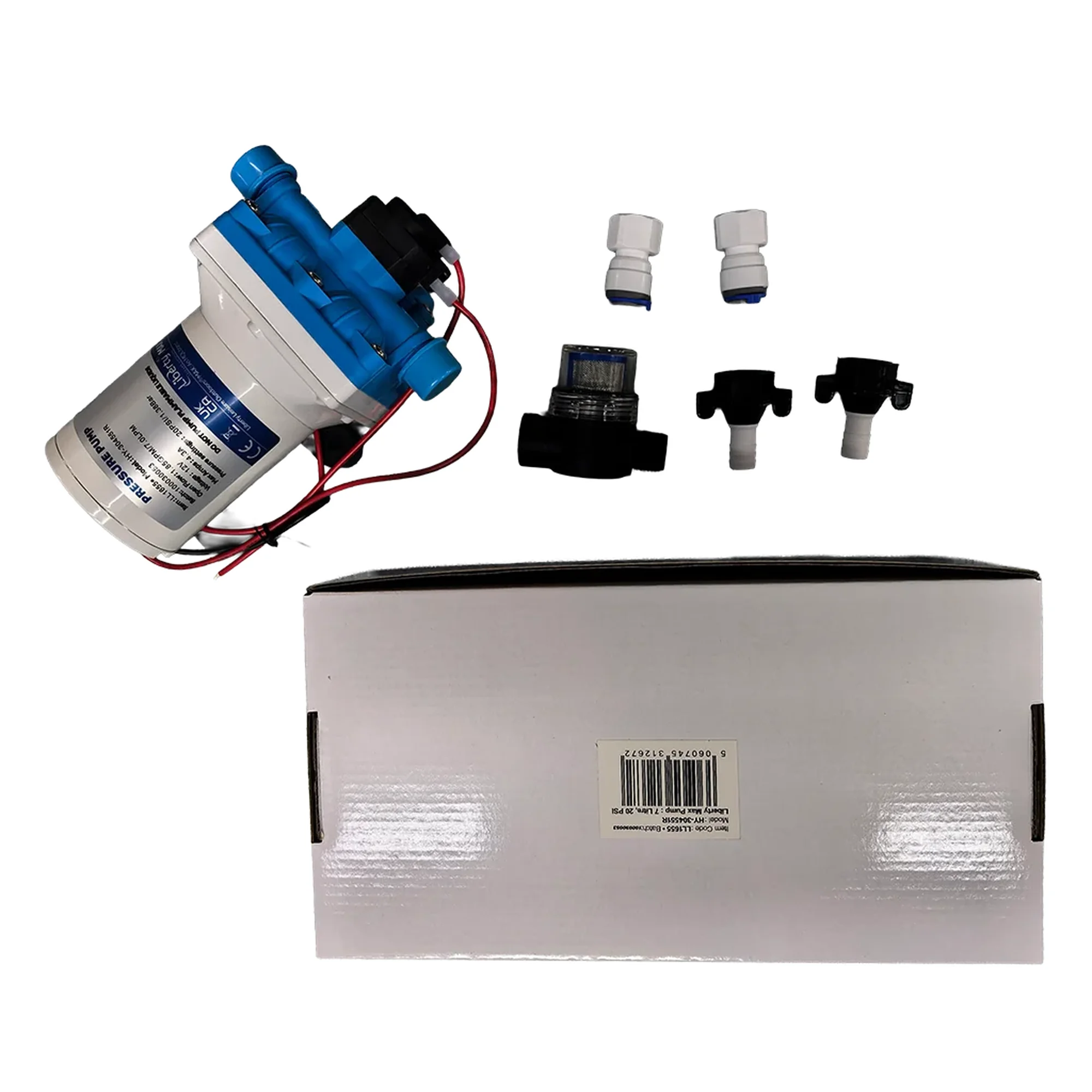 Liberty Max Water Pump 12V DC 7 LPM 20 PSI