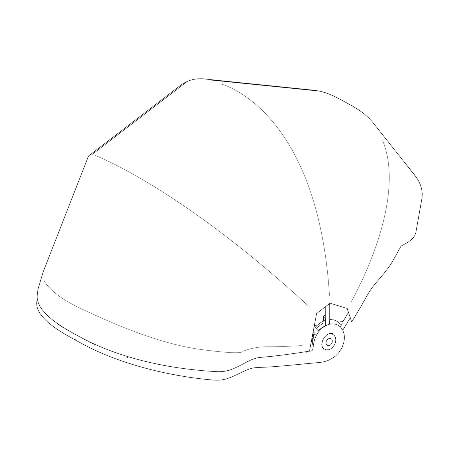 Thule Canopy Complete Spare Part - Light Gray