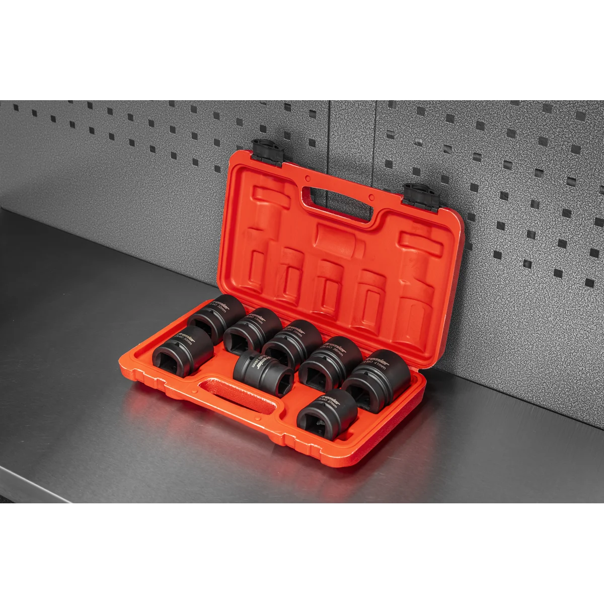 Sealey Premier Impact Socket Set 1"Sq Drive 8 Piece - Chrome Molybdenum