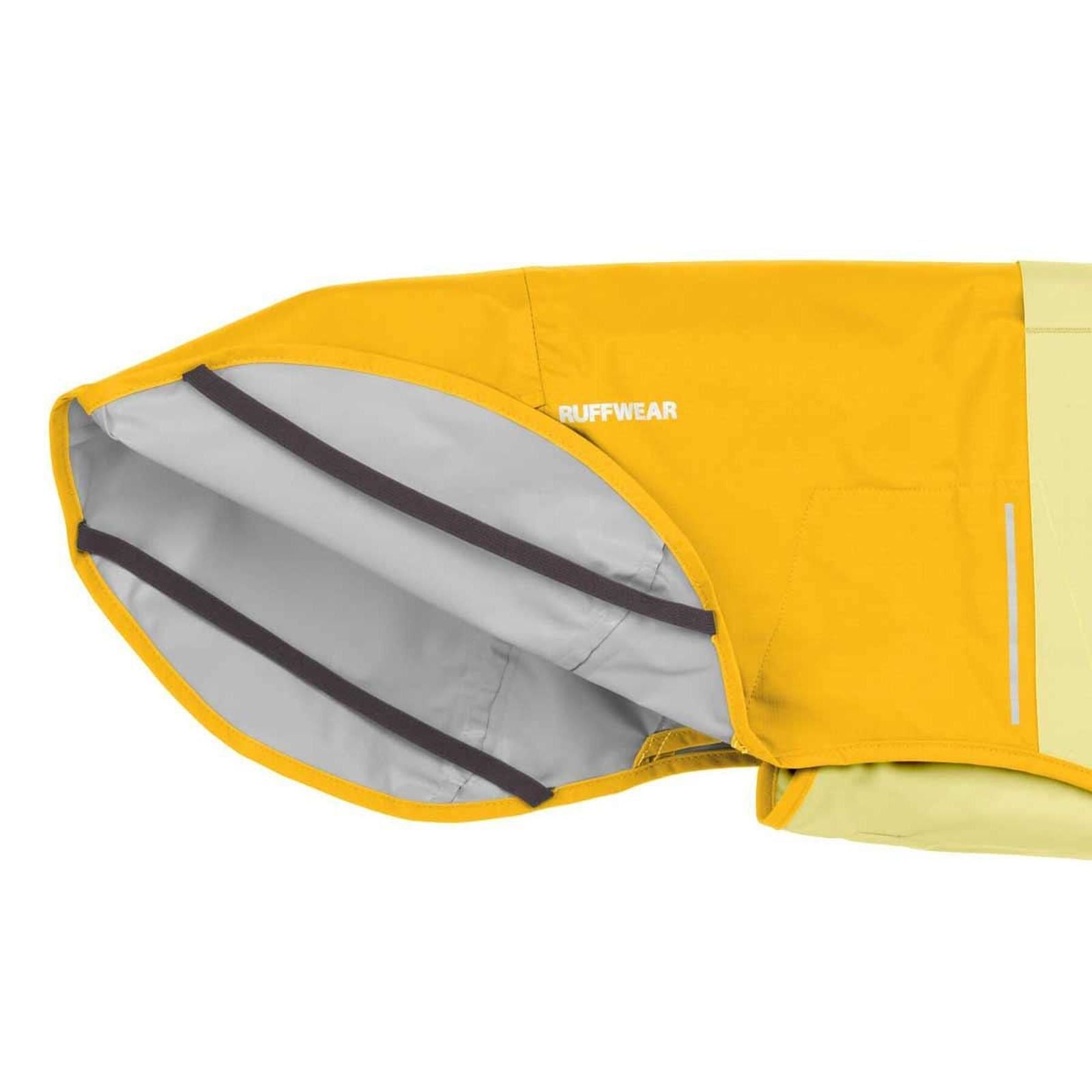 Ruffwear Sun Shower Dog Raincoat in Mineral Yellow (Large)