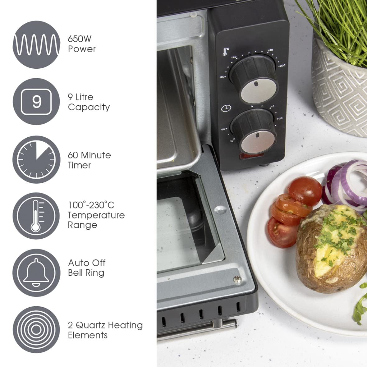 650W Compact Oven 34509