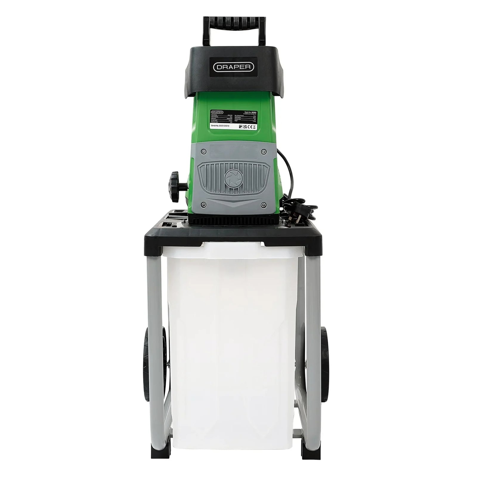 Draper Garden Shredder 230V 2800W Low Noise