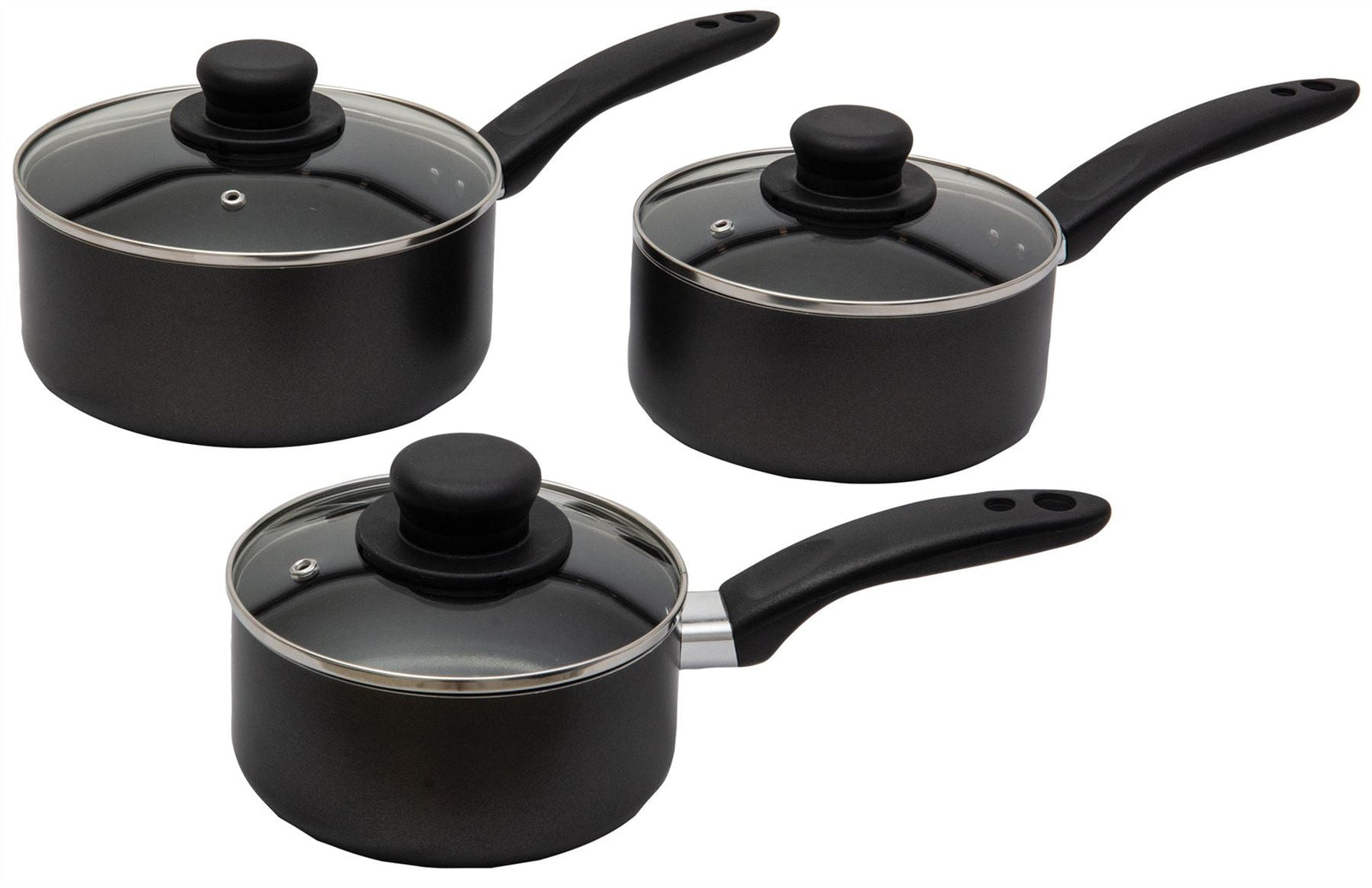 Quest Saucepan Set x 3