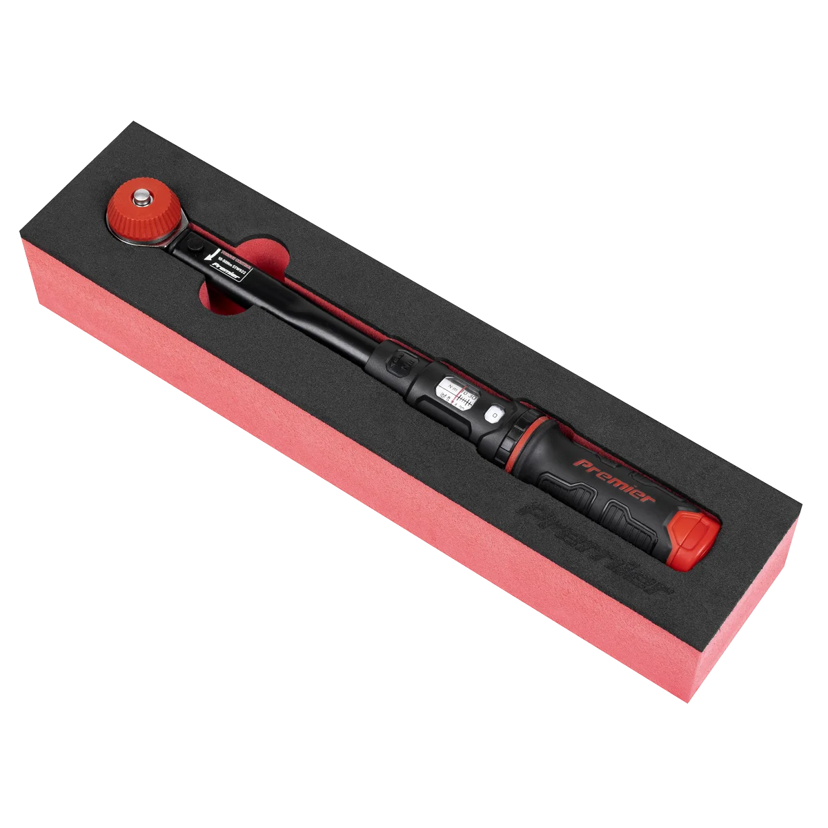 Sealey Micrometer Torque Wrench 10-50Nm 3/8"Sq Drive