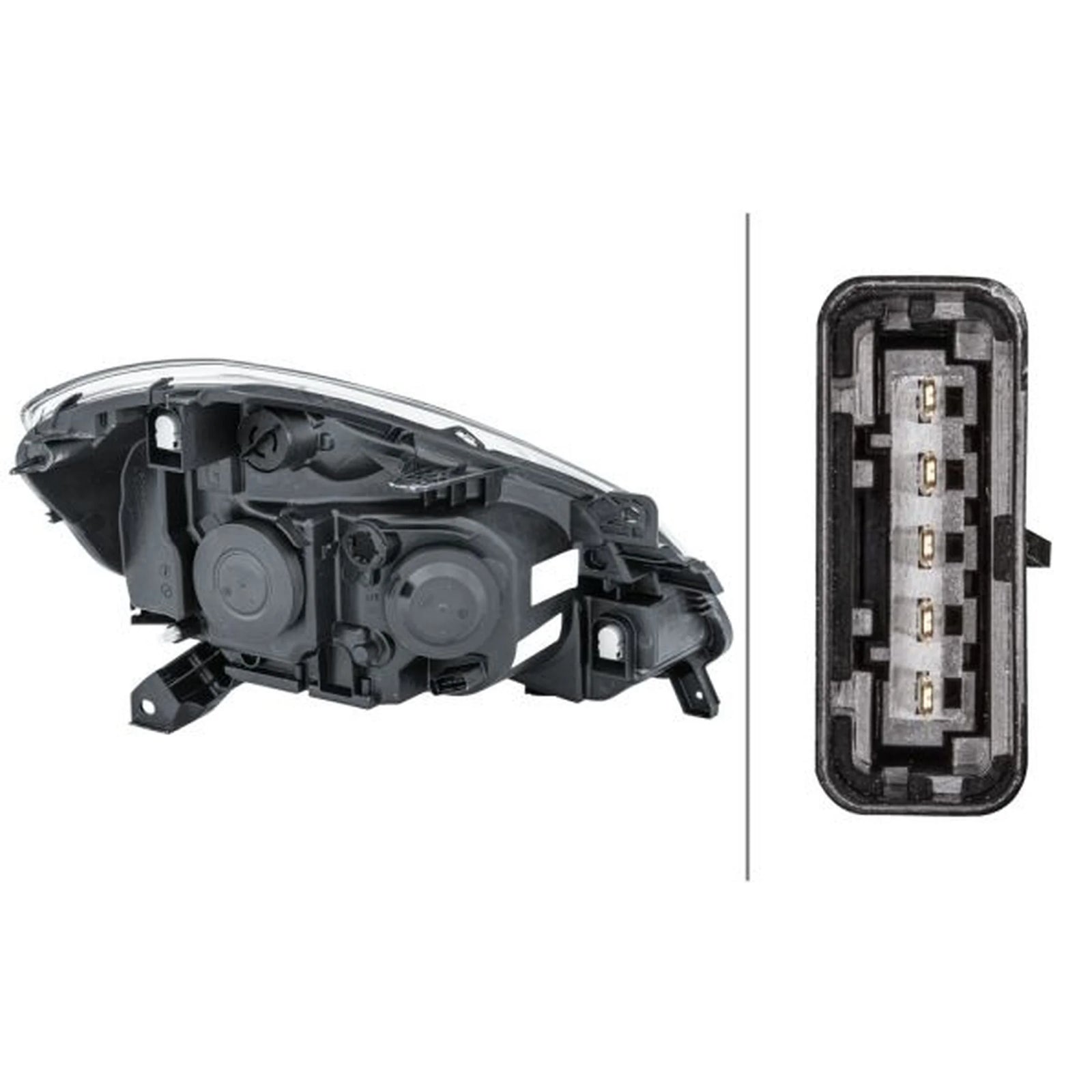 Hella Headlight Headlamp PY21W Left 1EE 354 536-011