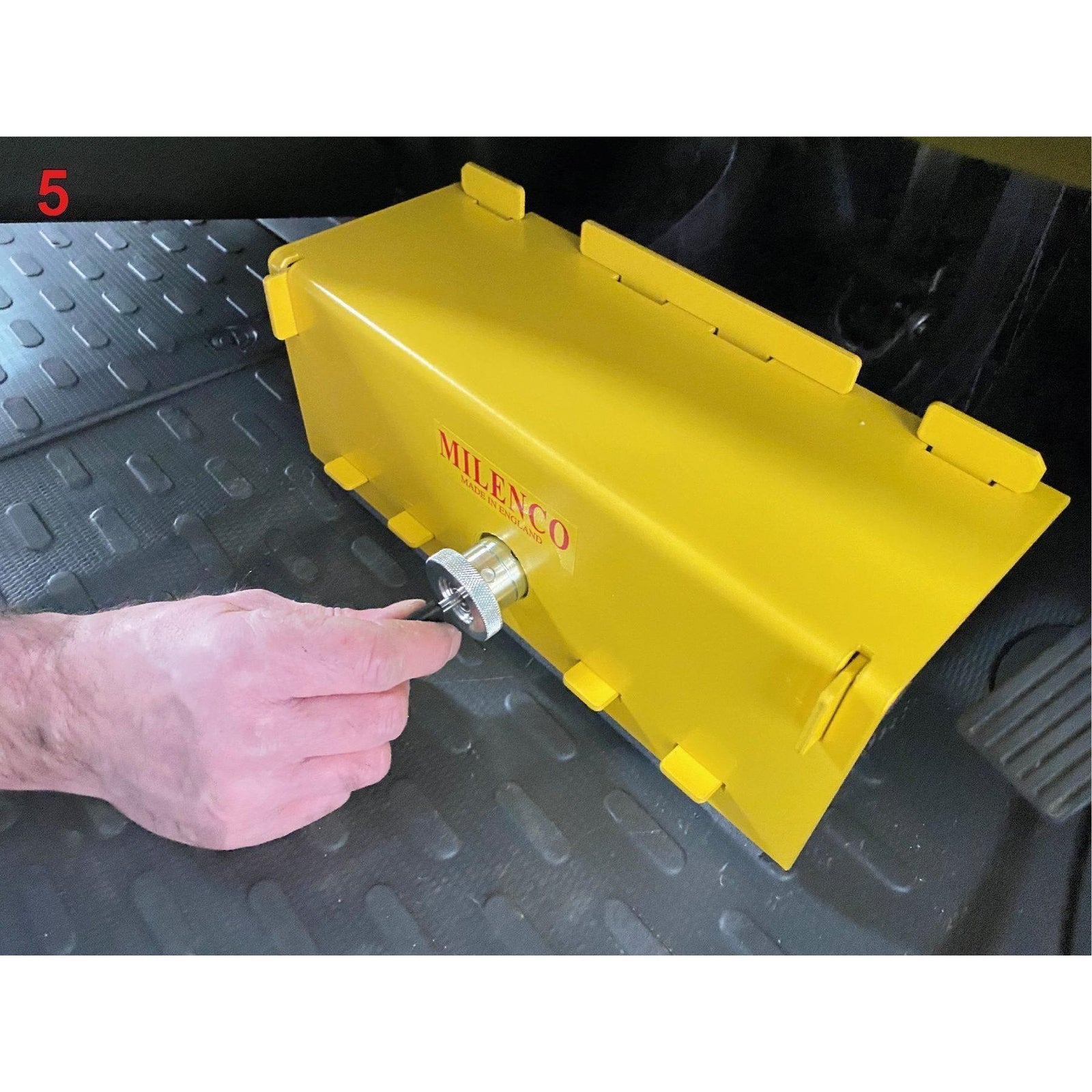 Milenco Pedal Lock 2016+ for Ducato, Boxer, Relay Van & Motorhome | Anti-Theft Security