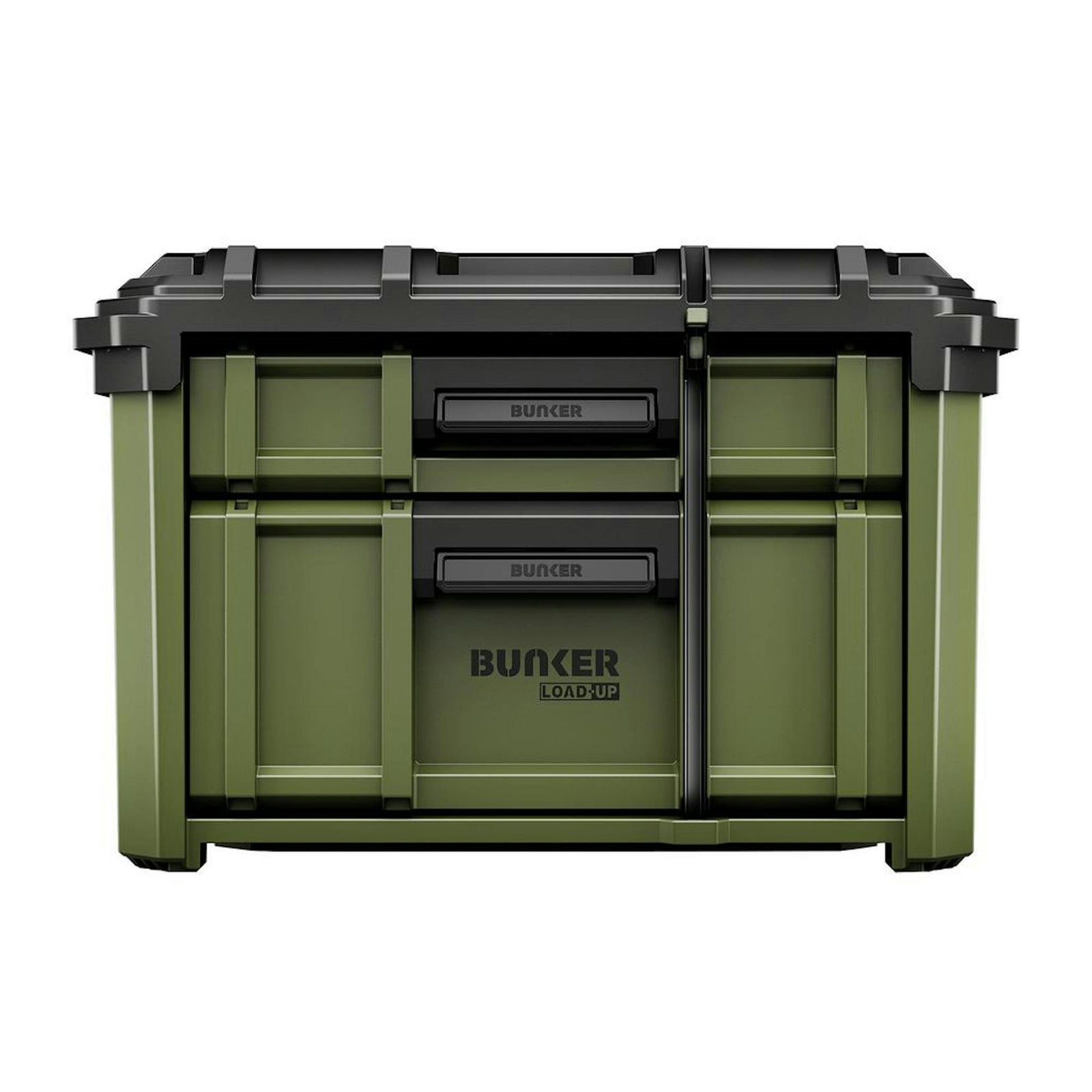 BUNKER Load-Up Stacking 2 Drawer Tool Box, 570mm - B600-2DTB