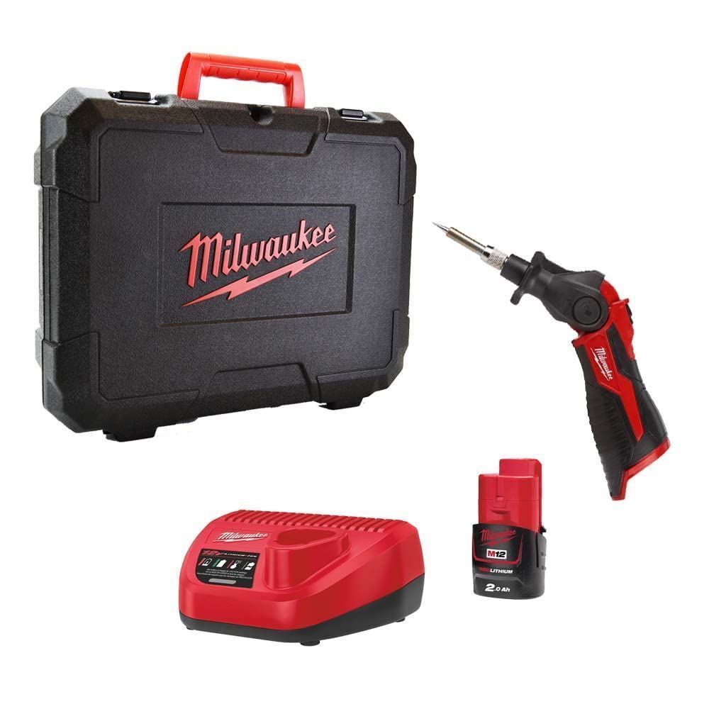 Milwaukee M12  Sub Compact Soldering Iron Battery & Charger Included