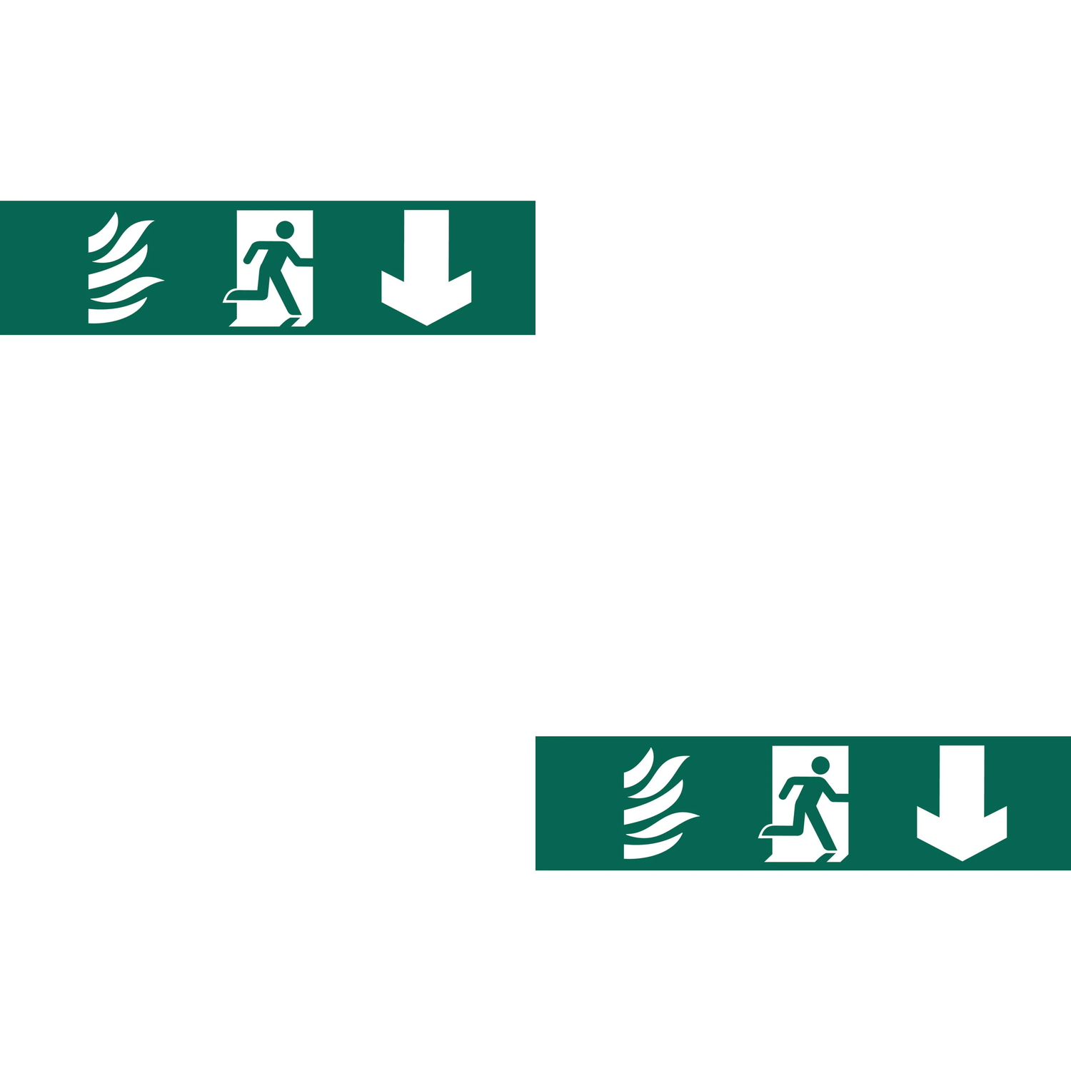 Draper Running Man Arrow Down - SS70