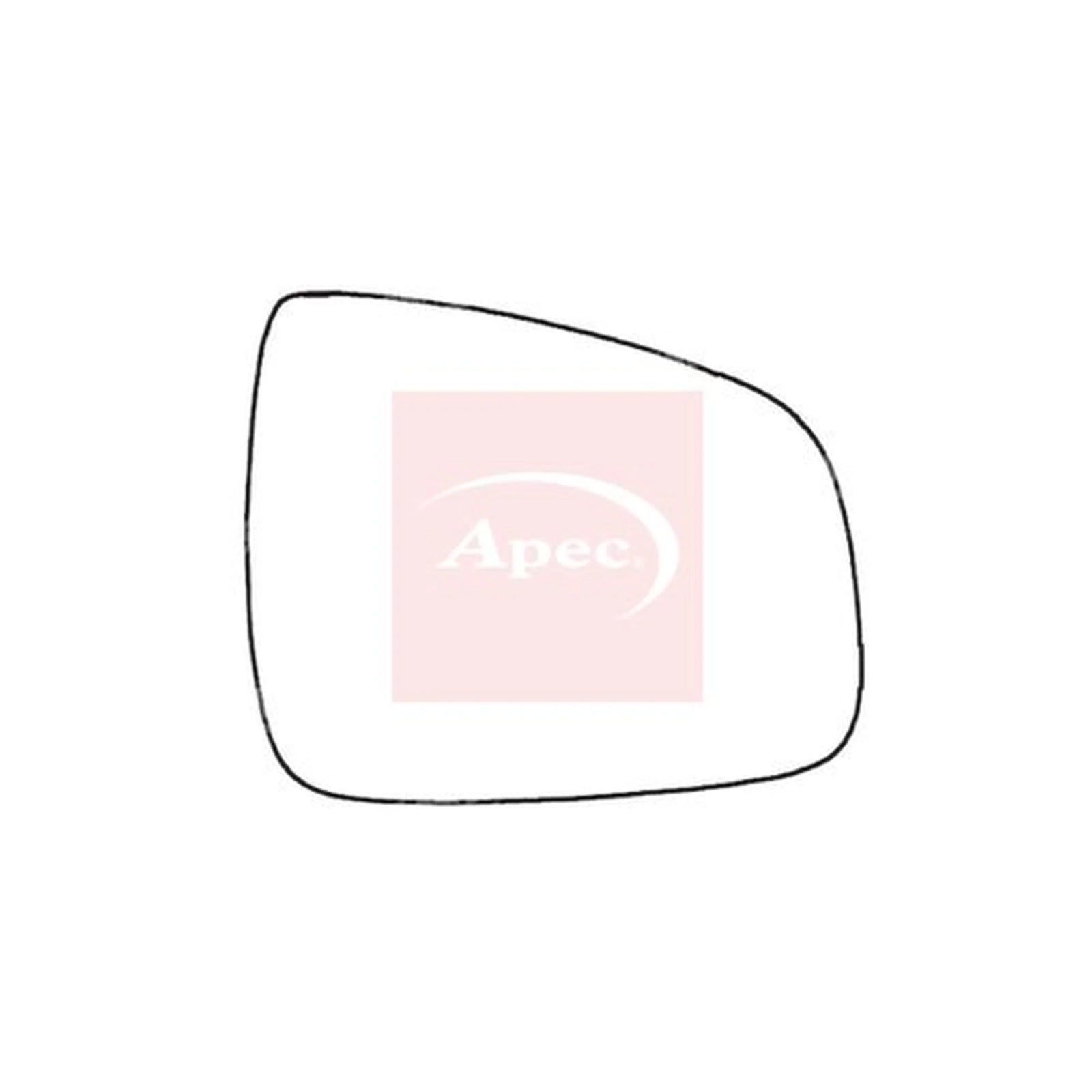Apec Exterior Wing Mirror Glass Right AMS2094