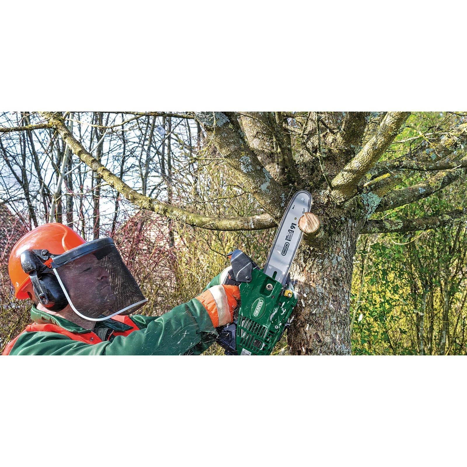 Draper Petrol Chainsaw with Oregon Chain and Bar, 250mm, 25.4cc 15042