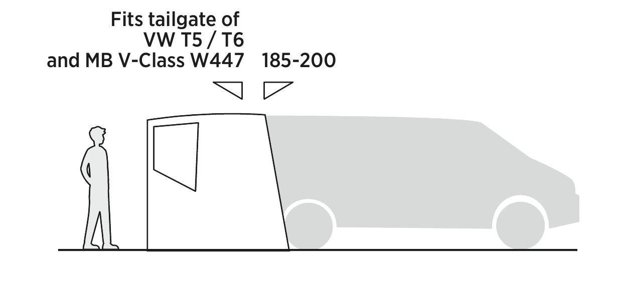 Easy Camp Krossbu Tailgate Awning Grey