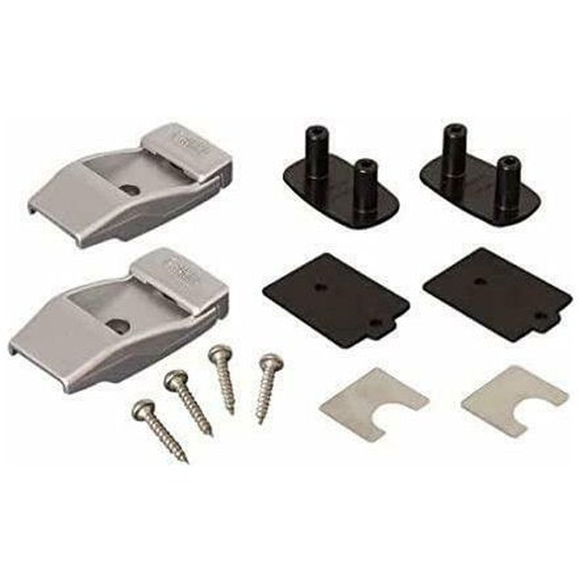 Fiamma Aluminium Wall Brackets 98655-728 Fix Legs To Side Wall Awning
