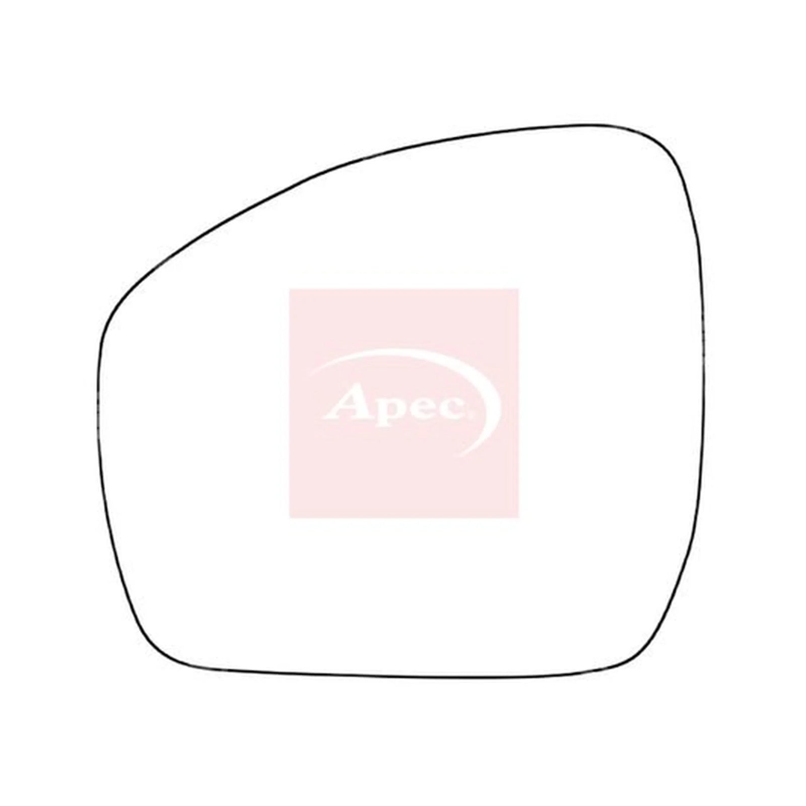 Apec Exterior Wing Mirror Glass Left AMS2669