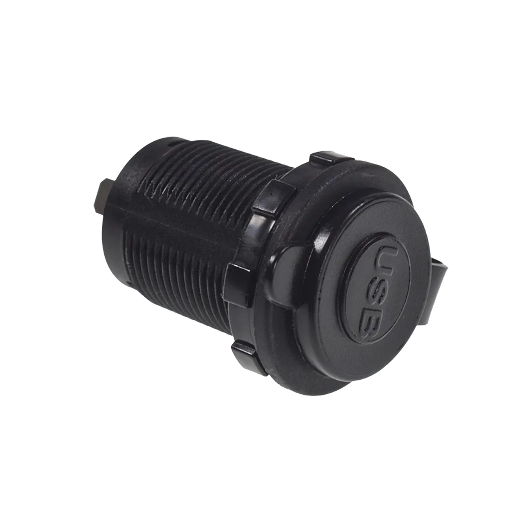 W4 Double USB Charging Point - Anthracite 12/24V DC