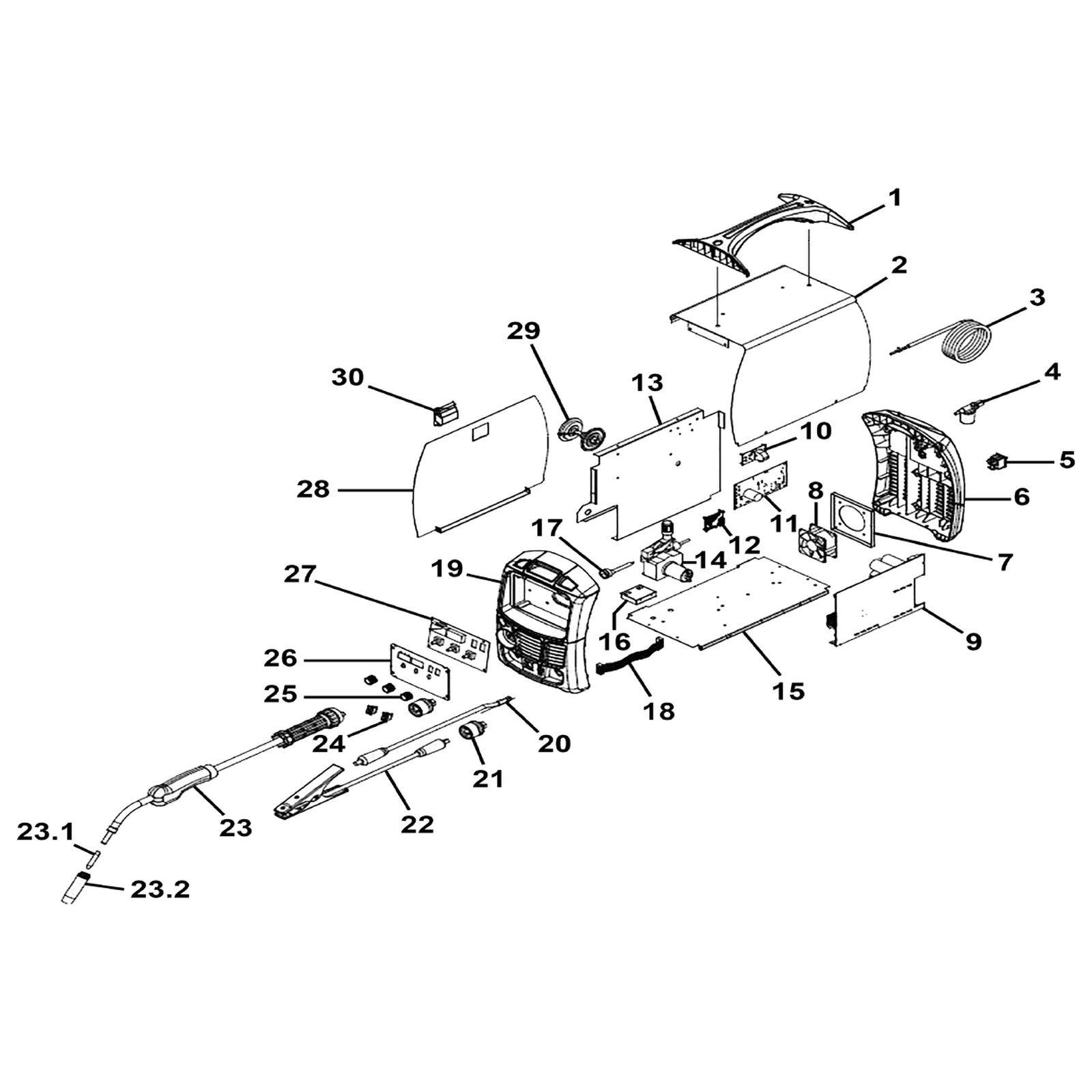 Sealey Rocker Switch INVMIG200-V4-24