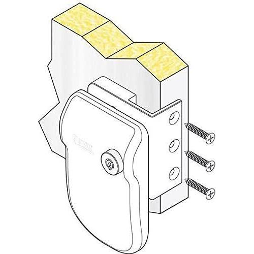 Fiamma Safe Door Frame White Security Lock Caravan Motorhome 08022-01-