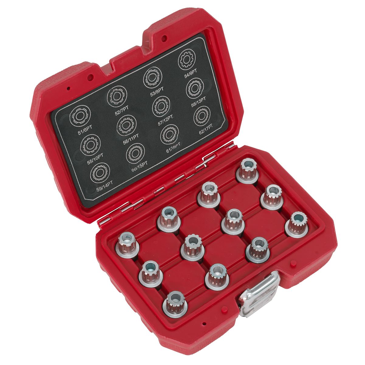 Sealey Locking Wheel Nut Key Set 12pc VW SX224