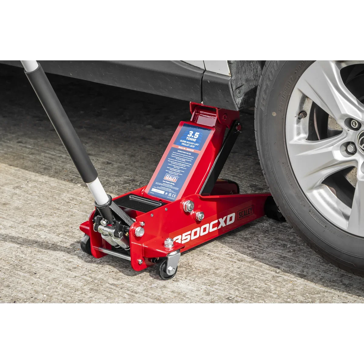 Sealey Trolley Jack 3.5 Tonne Model 3500CXD