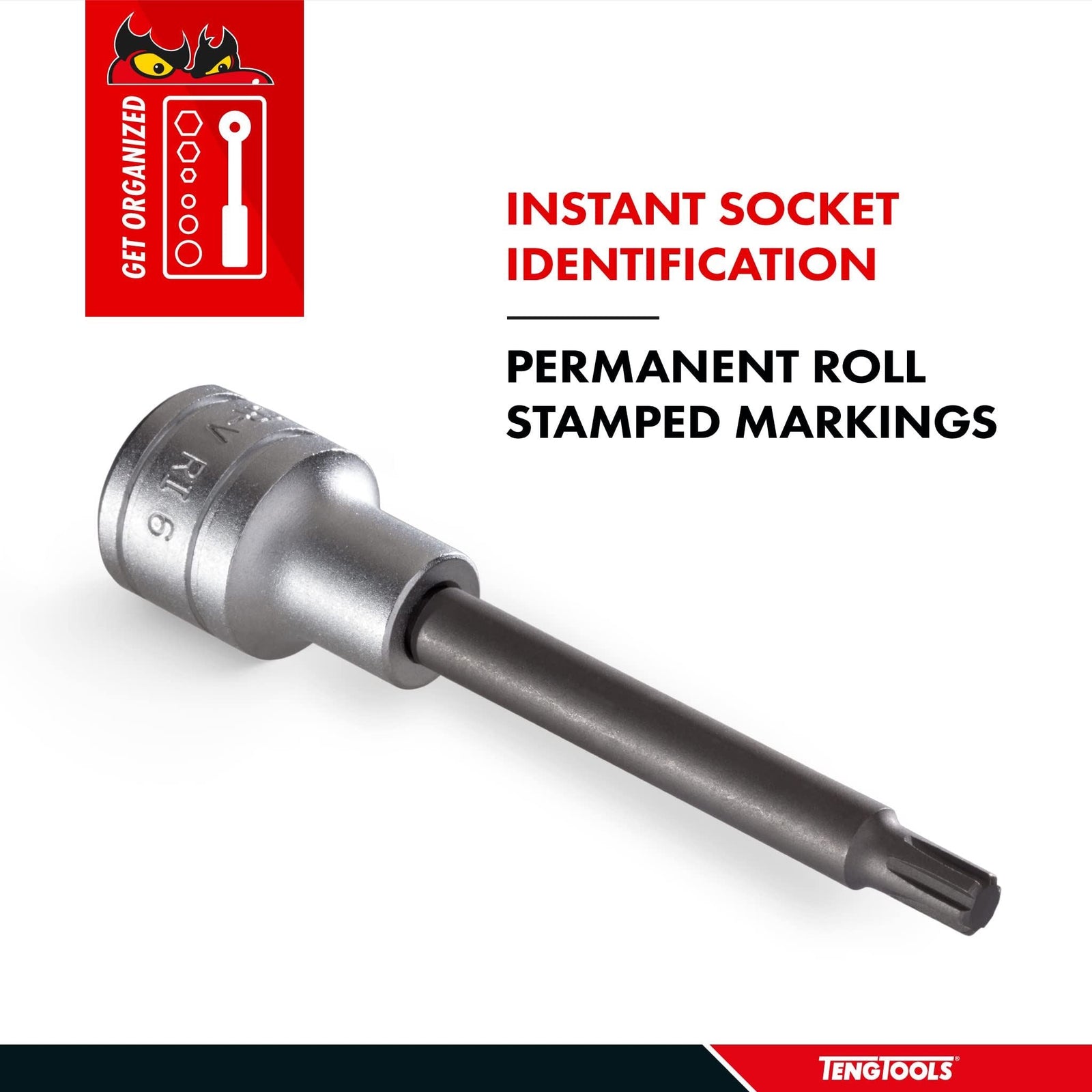 Teng Tools 1/2" Long Ribe?? Bit Socket 04