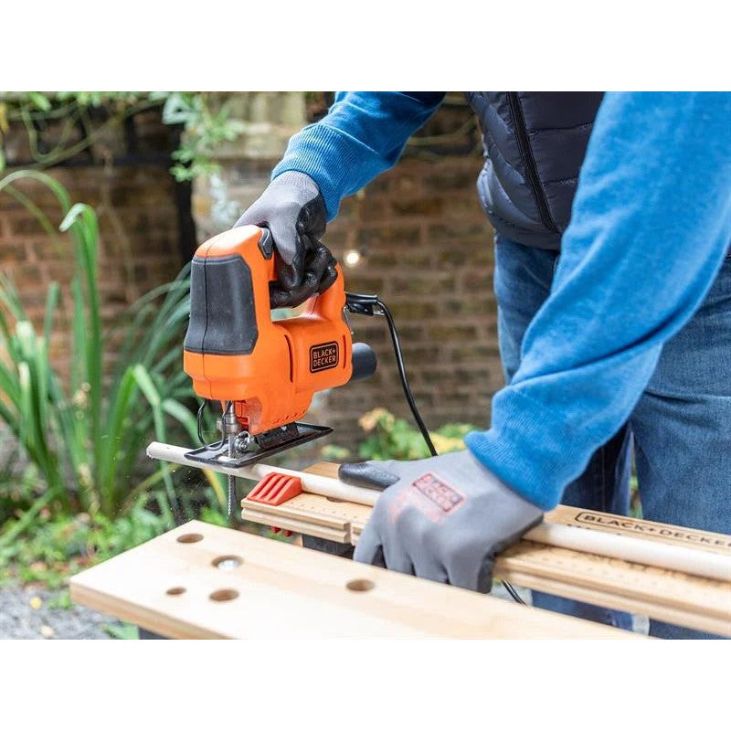 Black + Decker BES602 Single Speed Jigsaw 400W 240V - BES602-GB