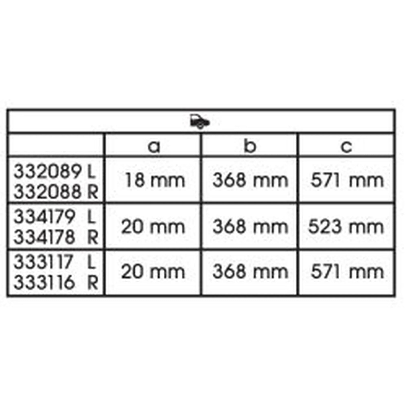 KYB Shock Absorber Damper Strut Rear Left 334179