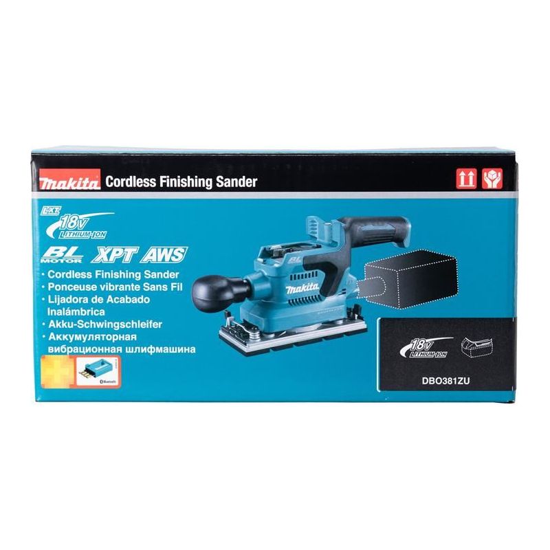 Makita DBO381ZU LXT Finishing Sander 18V Bare Unit