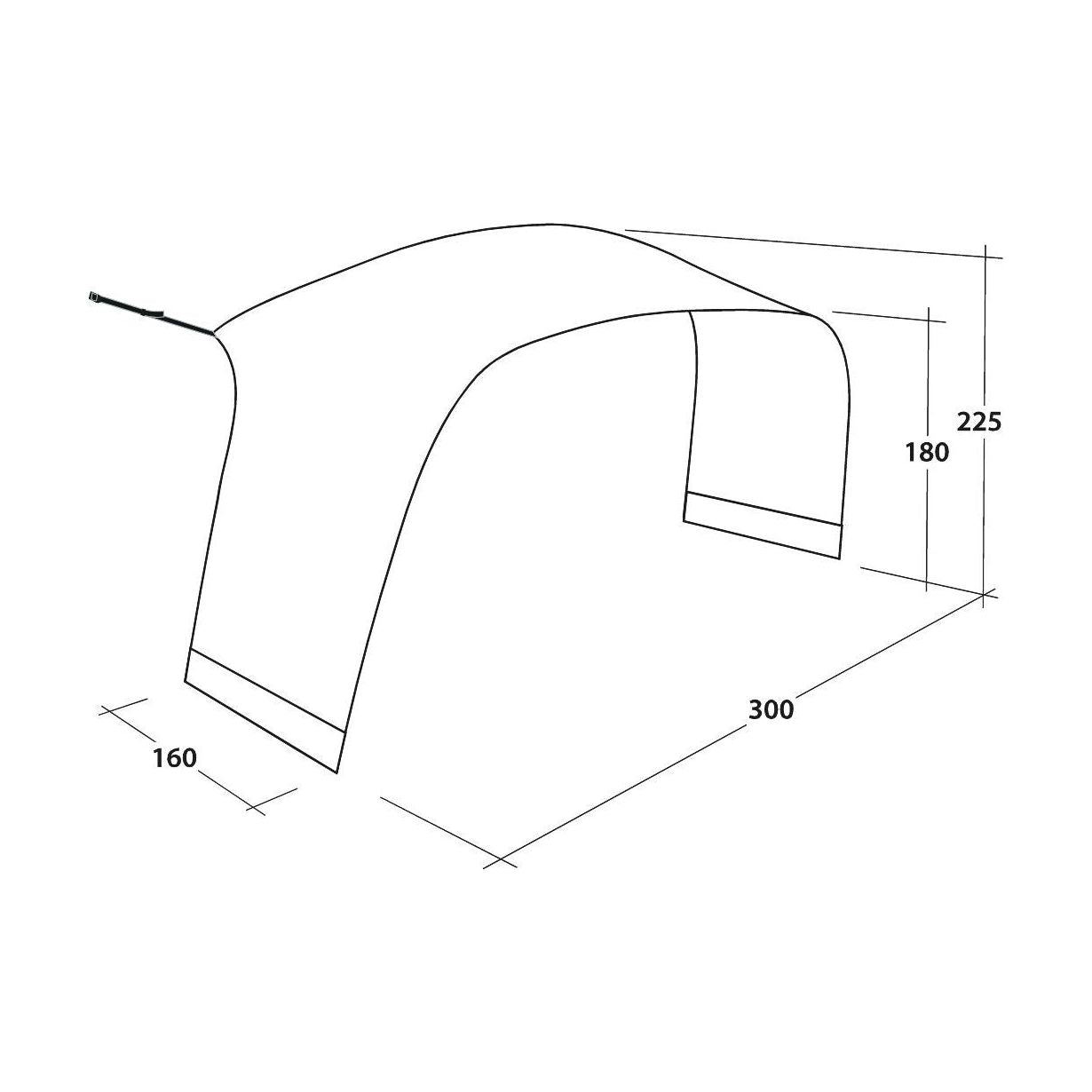 Outwell Lounge Tent Lounge Connector Medium