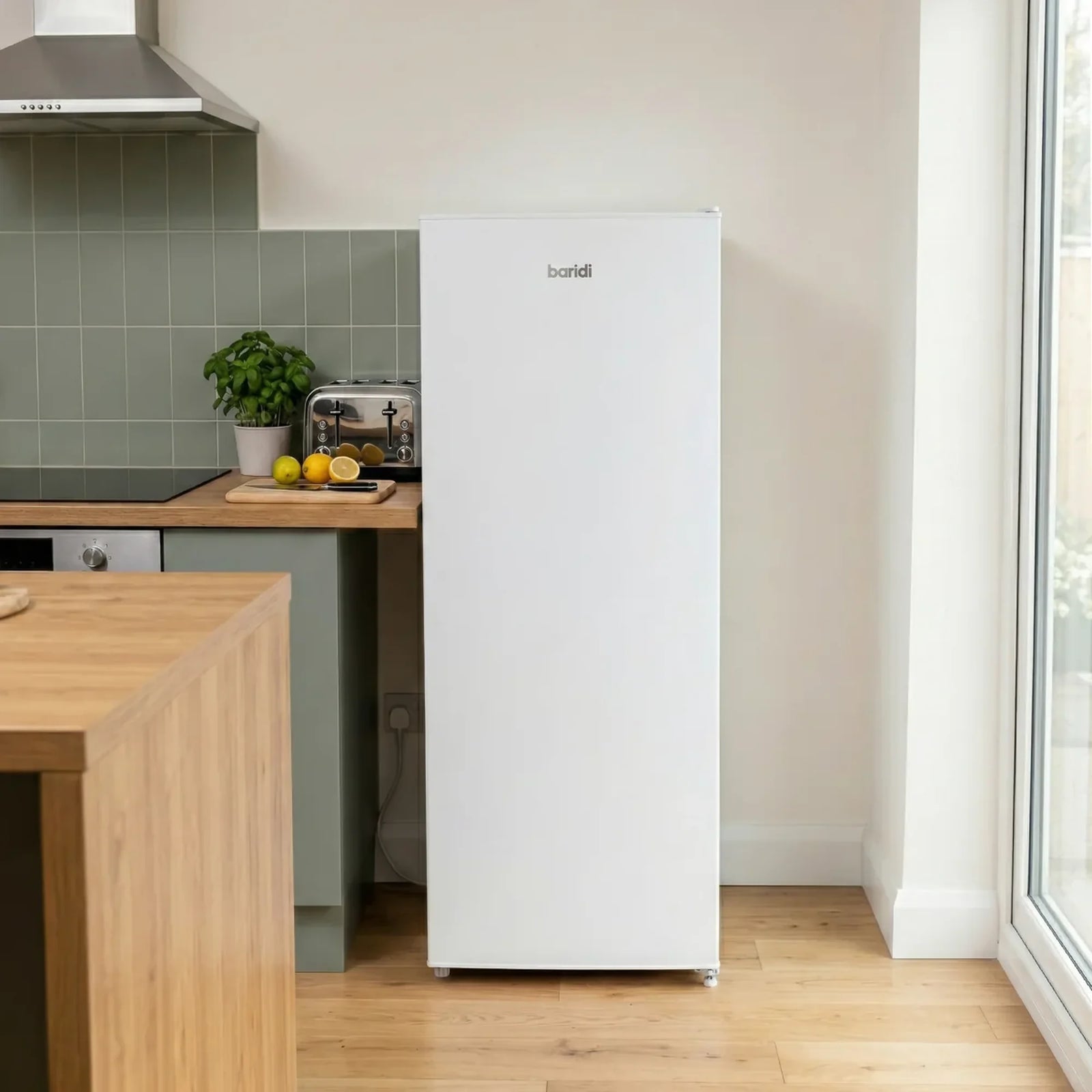 Sealey Freestanding Tall Freezer 177L Capacity White