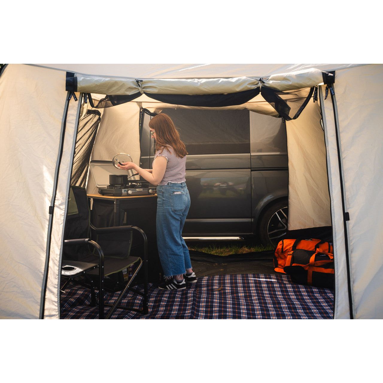 Olpro Cubo v2 - Campervan awning  (Fibreglass Poles)