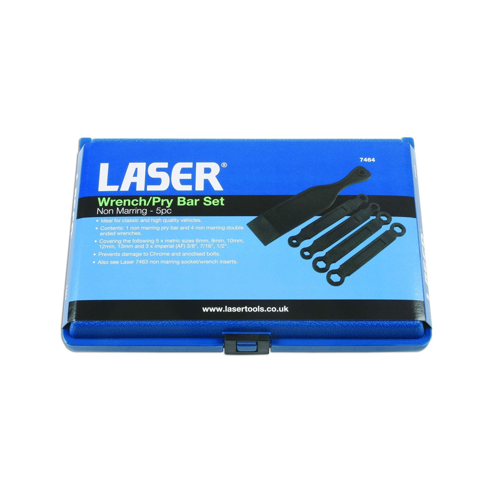 Laser Non Marring Spanner & Pry Bar Set 5pc 7464