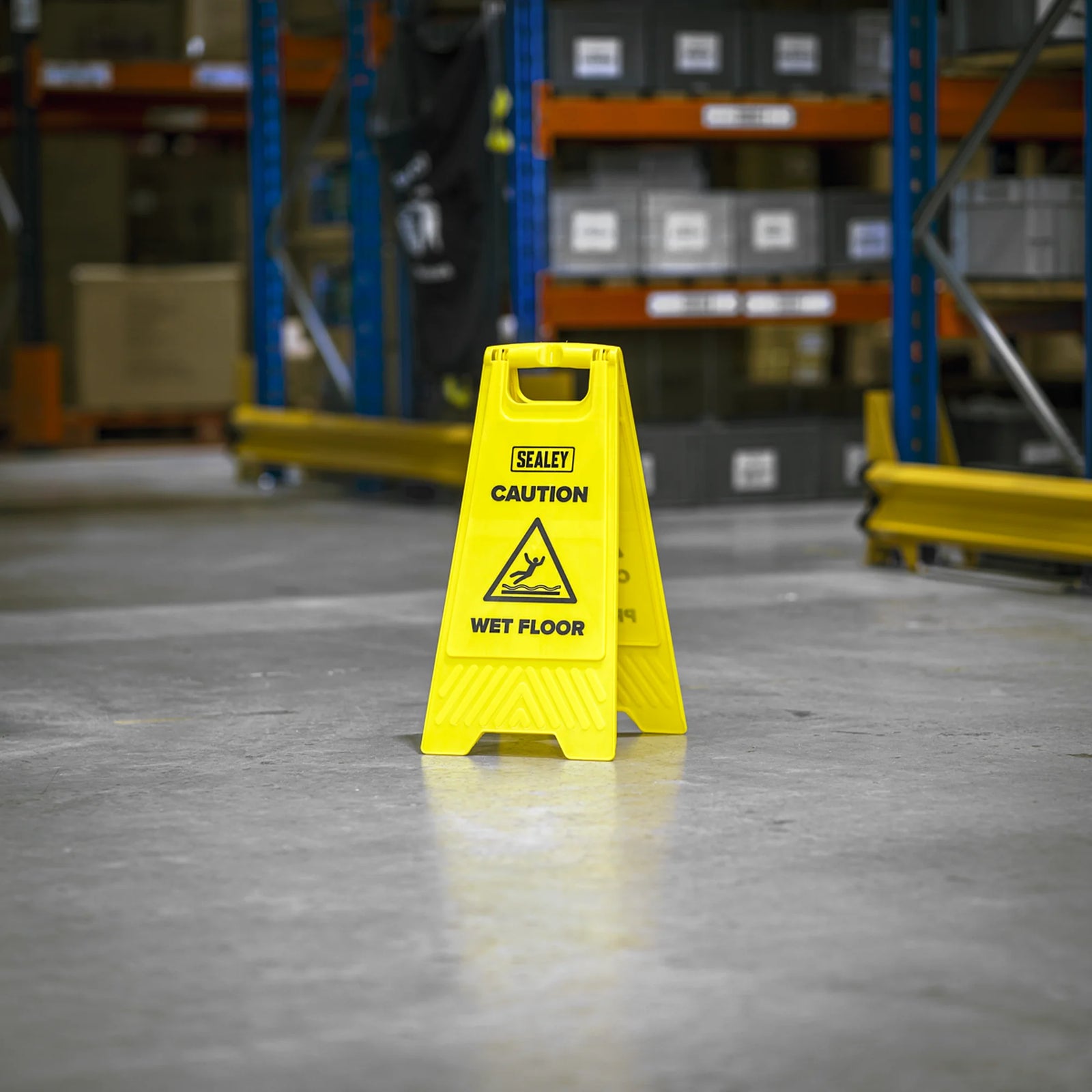 Sealey Wet Floor Signs Pack of 2 - 620 x 300mm