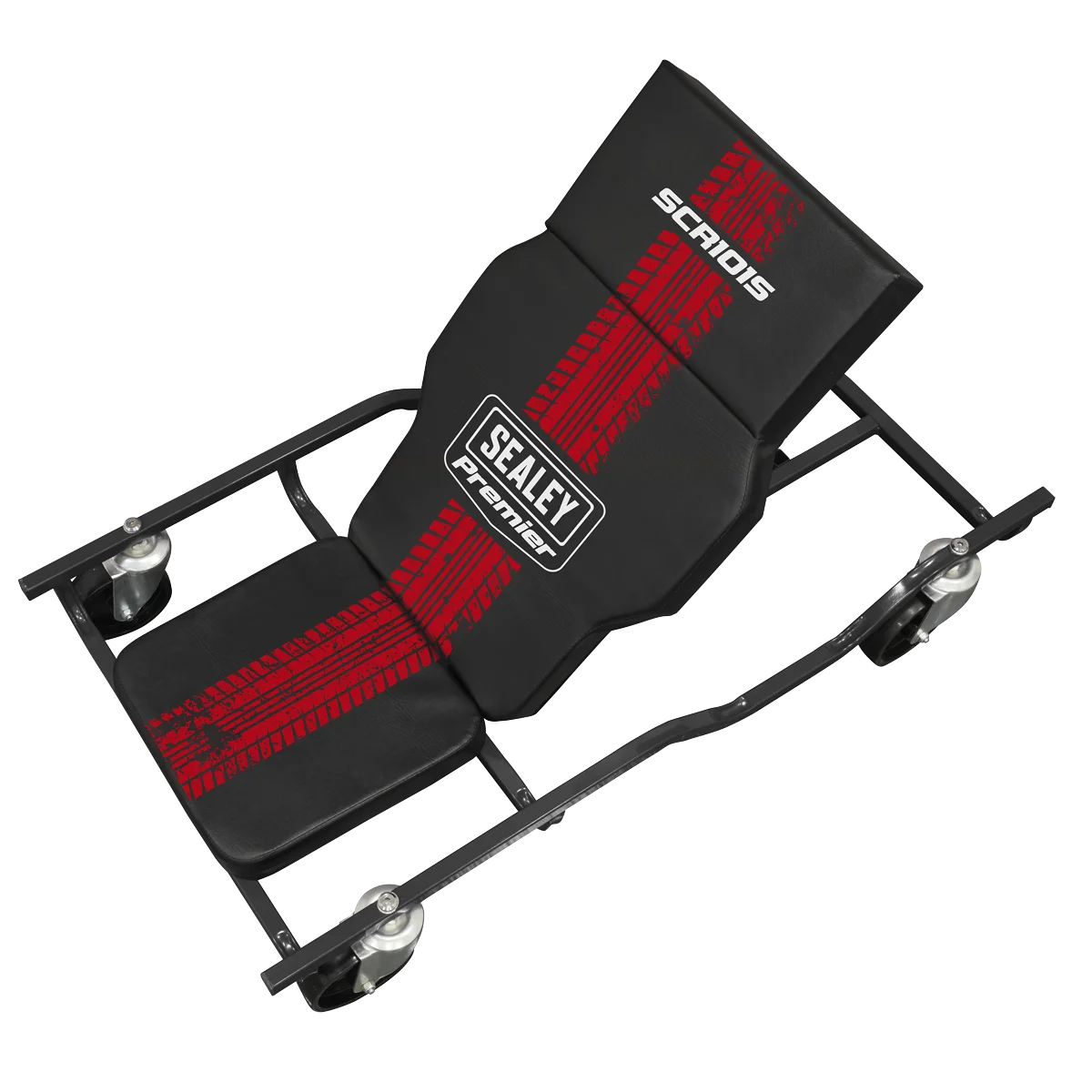 Sealey Premier Steel Creeper SCR101S 180kg Capacity with Adjustable Headrest