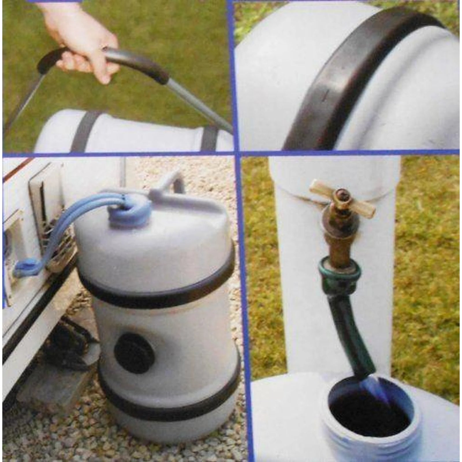 Leisurewize 51 LITRE WATER HOG Motorhome Water Aqua Rolling Carrier Contrainer
