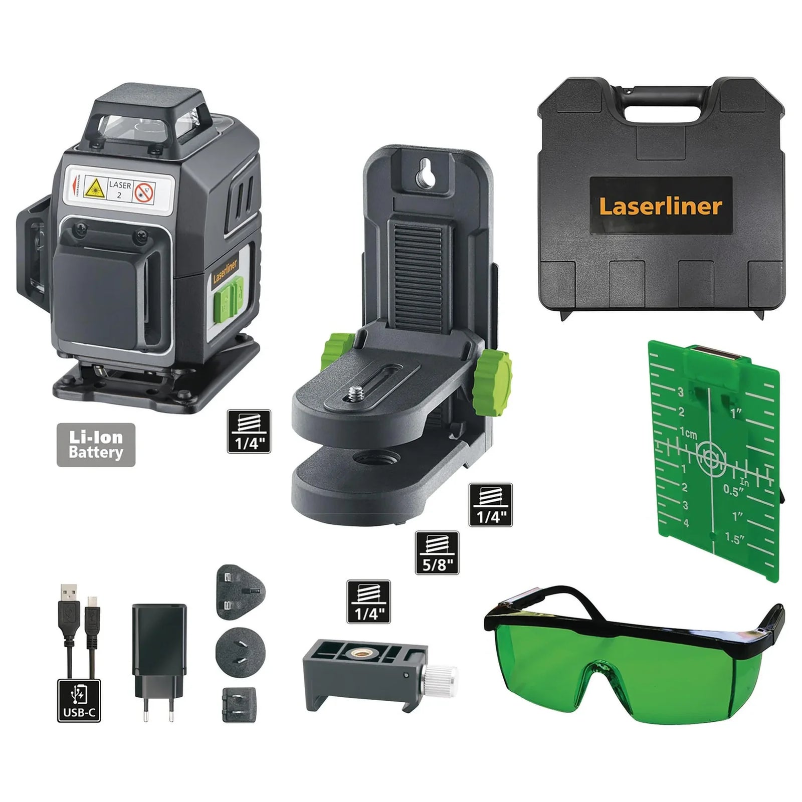 Laserliner PocketPlane-Laser 4G Green Laser Level 036.705A