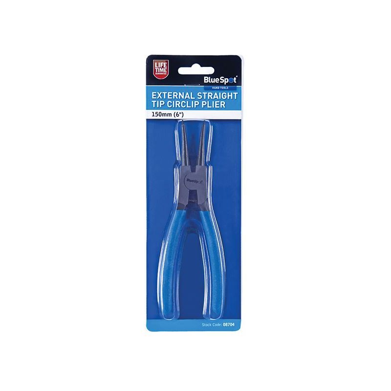 Bluespot Tools Circlip Pliers External Straight 150mm (6in)