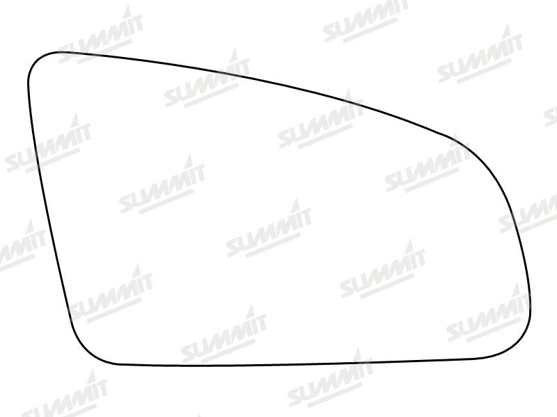 Summit Heated Base Plate With Standard Mirror Glass fits Audi A3 A6 RHS
