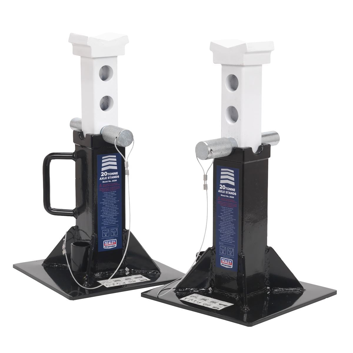 Axle Stands (Pair) 20Tonne Capacity Per Stand