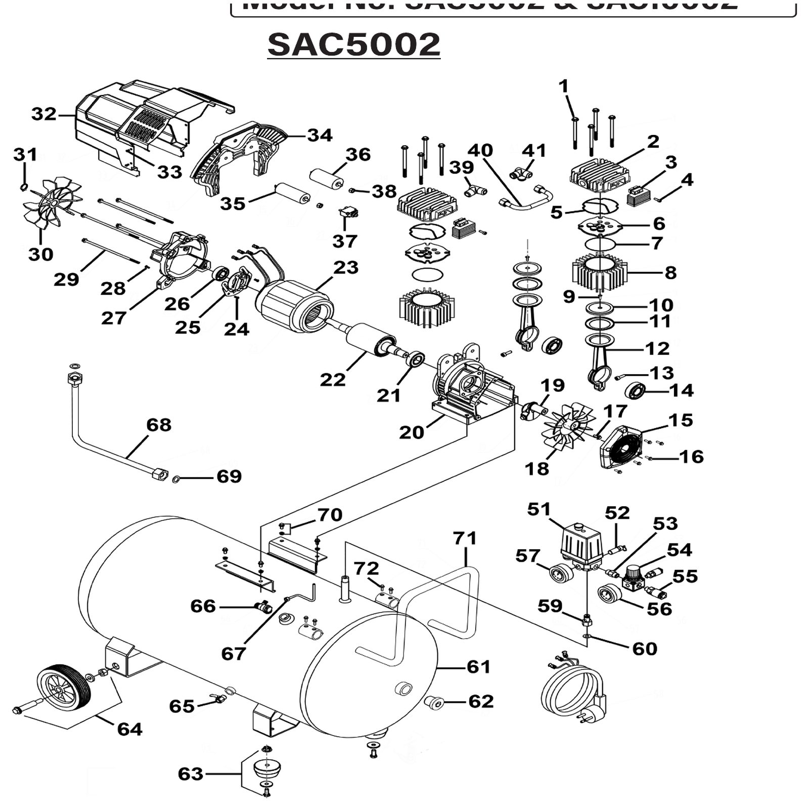 Sealey Unloading Pipe SAC10002-67