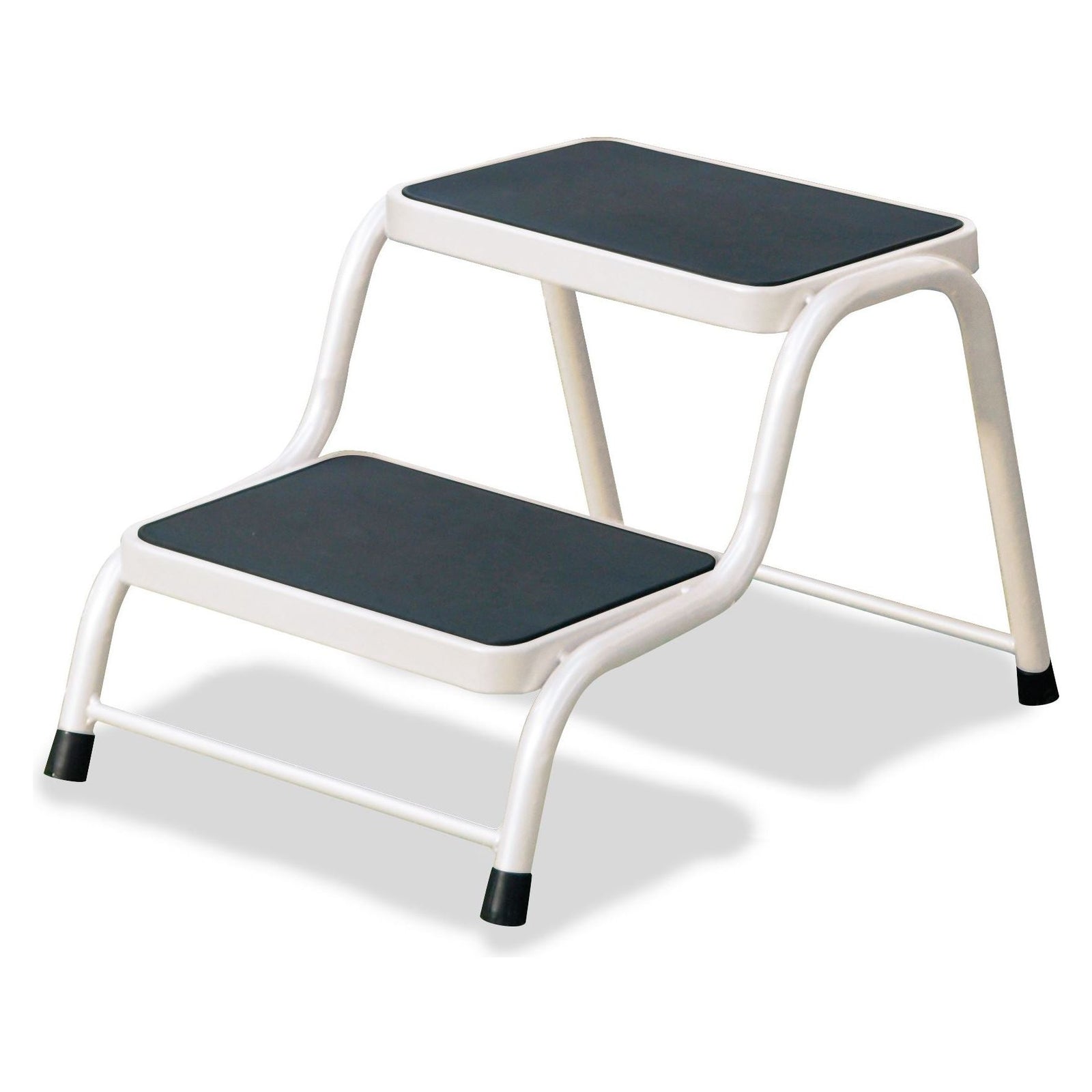 Double step in caravan white C021