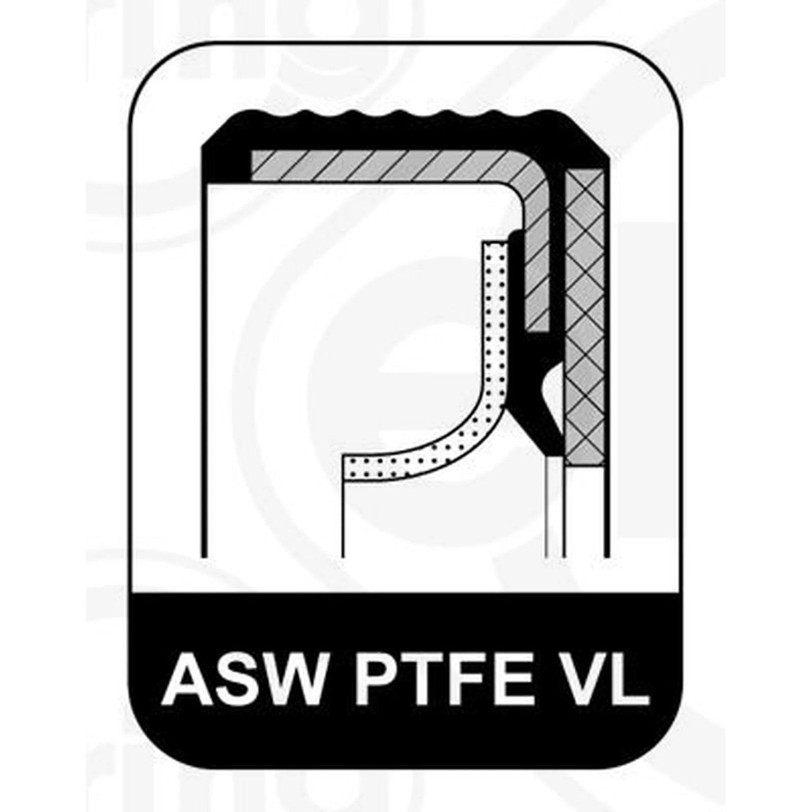 Elring Crankshaft Shaft Seal OD ID Wide 374.680
