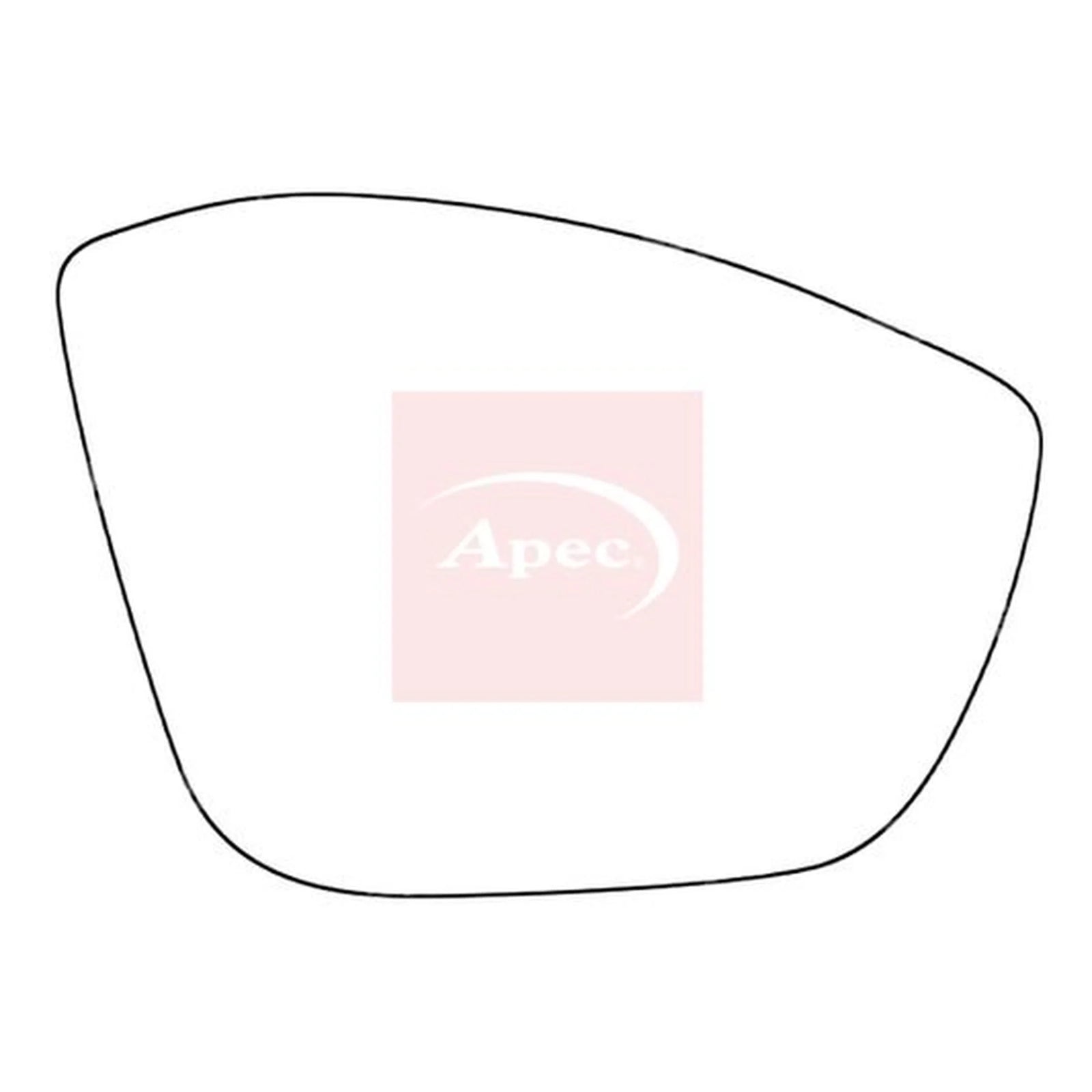 Apec Exterior Wing Mirror Glass Right AMS2652