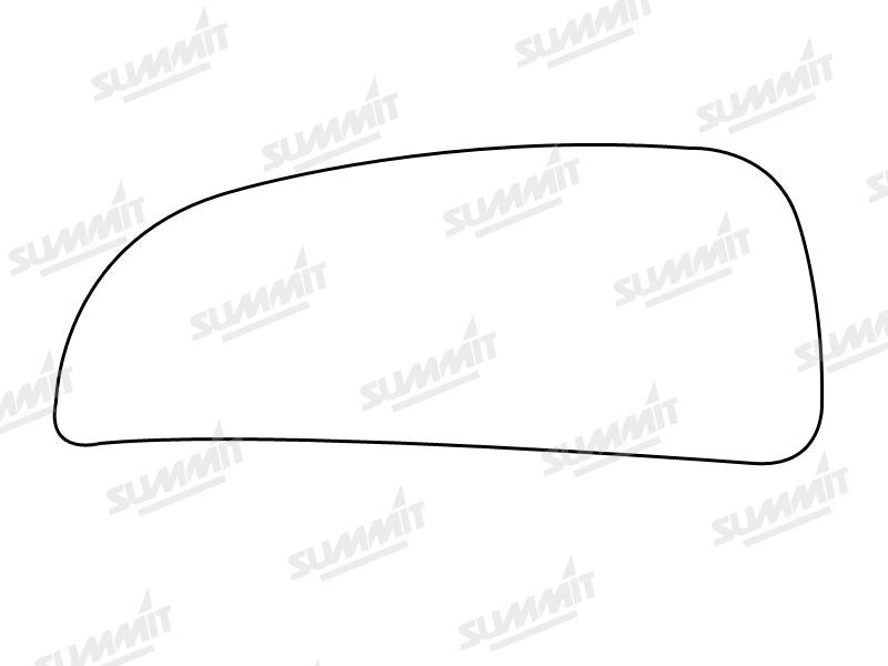 Summit Heated Base Plate With Lower Blind-Spot Mirror Glass fits Fiat Ducato, Peugeot Boxer 06 on RHS