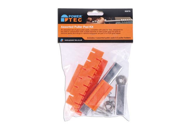 Powertec Assorted Puller Pad Kit - 92678
