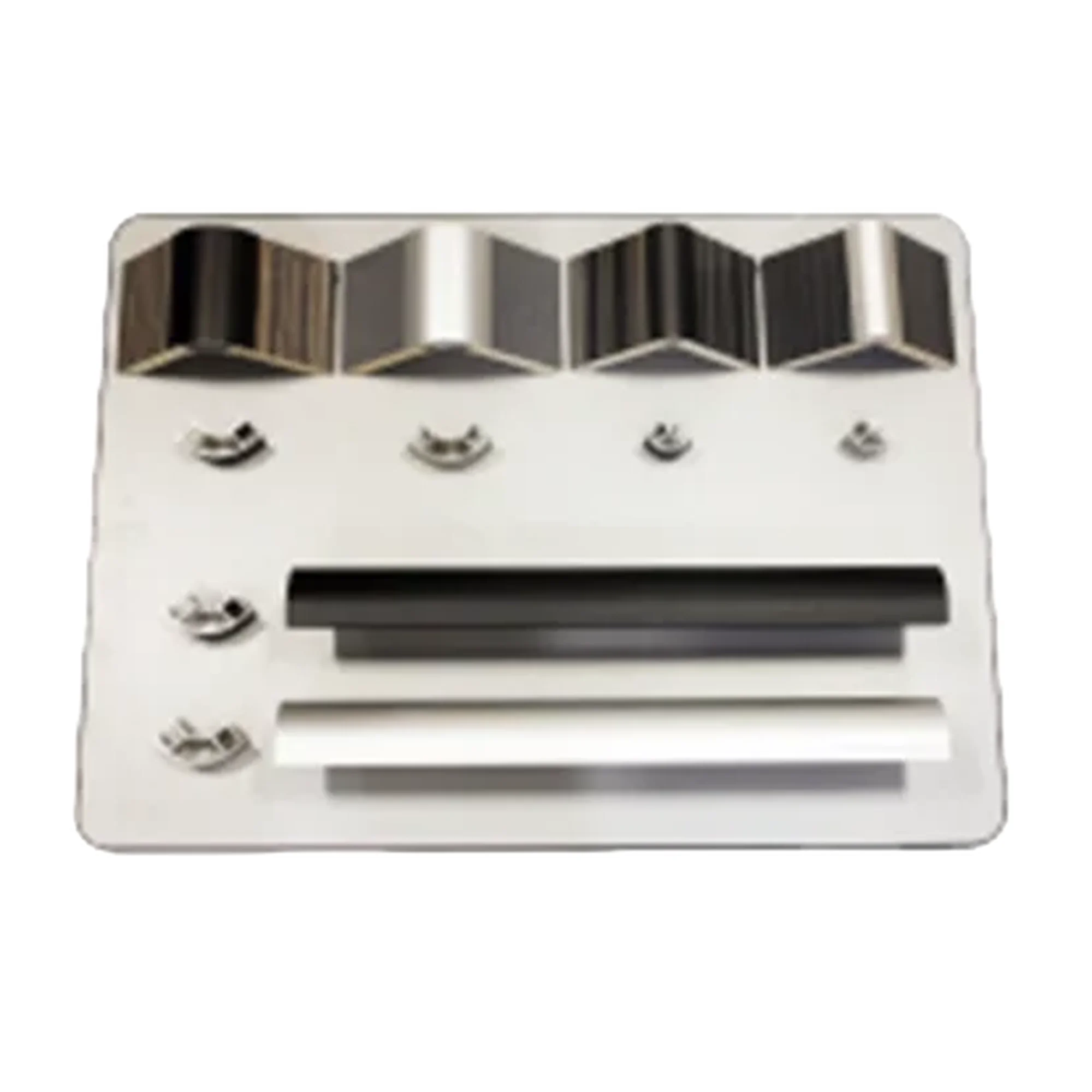 Evo Aluminium Profile Capping Strip - Rigid PVC Clip-In