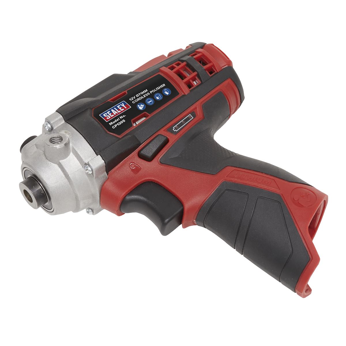 Sealey Cordless Polisher Buffer 12V 71mm Variable Speed Li-ion Body Only