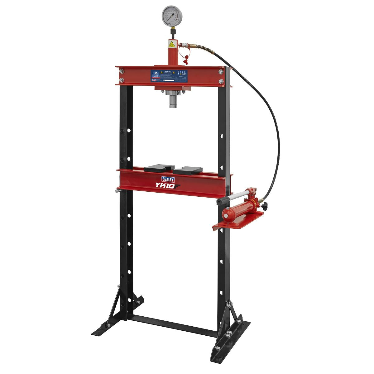 Sealey Hydraulic Press 10 Tonne Floor Type YK10F