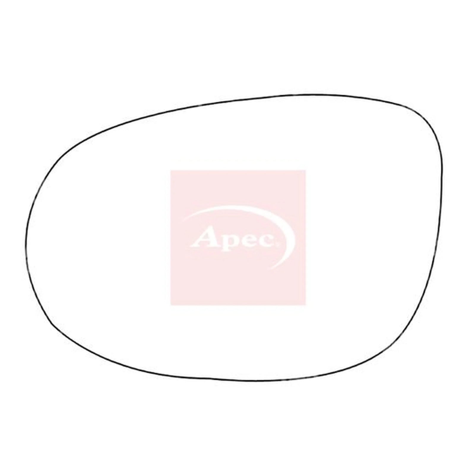 Apec Exterior Wing Mirror Glass Left AMS2645