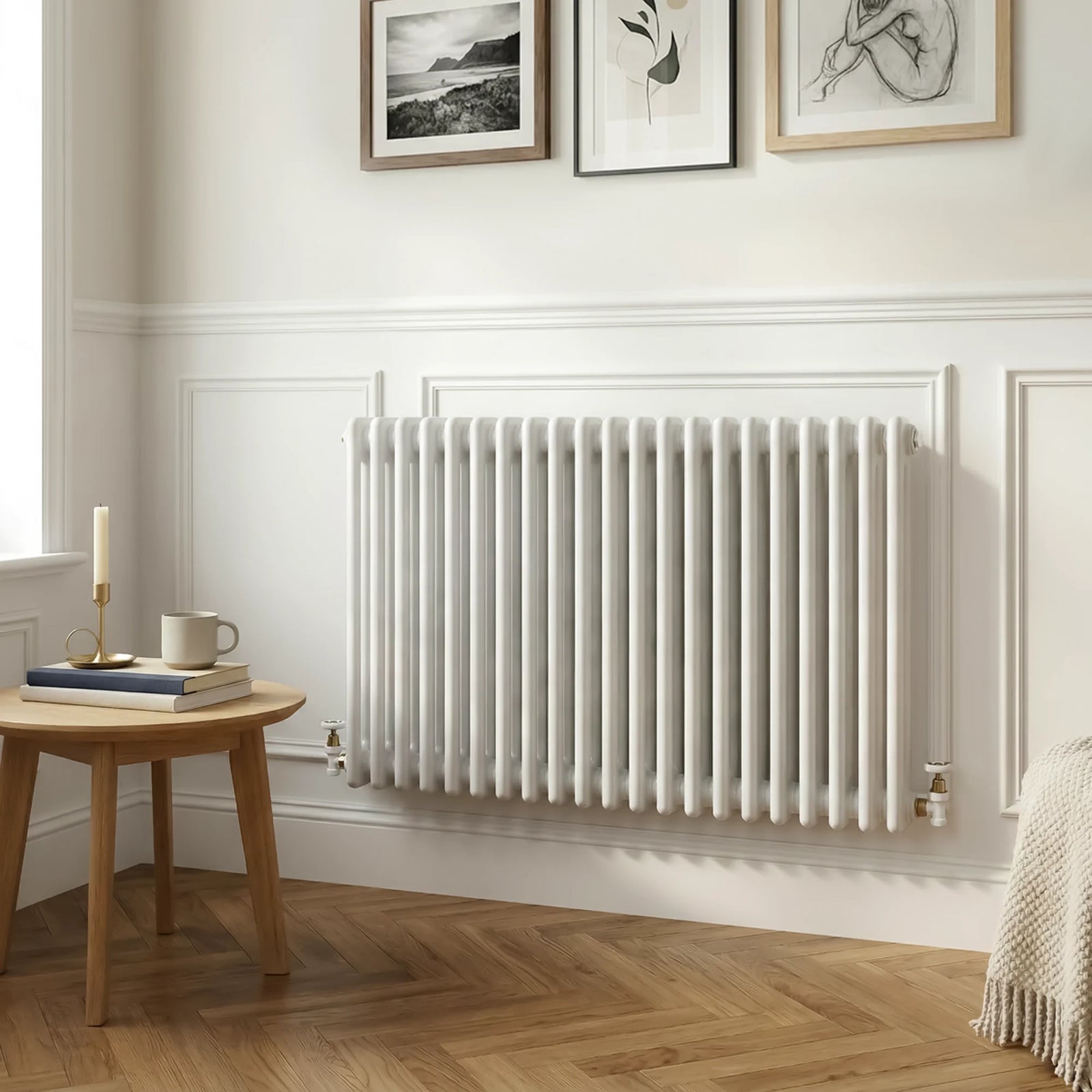 Baridi Horizontal Radiator DH369 600 x 1012mm White